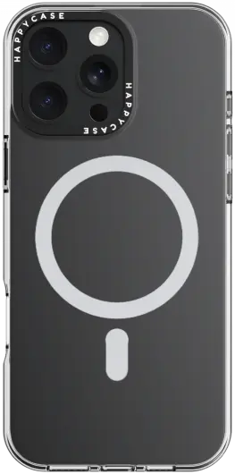 HappyCase Joy Apple iPhone 16 Pro Hoesje MagSafe Back Cover Crystal Clear afbeelding 13