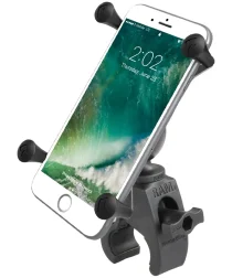 RAM Mounts X-Grip Tough-Claw Telefoon/Smartphone Houder Motor/Fiets Zwart