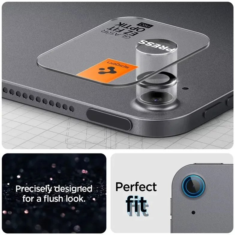 Spigen Optik iPad Air 11 (24/25) / Air 13 (24/25) Camera Protector Grijs 2-Pack afbeelding 3