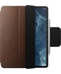 Nomad Leather Folio Plus iPad Air 13 / Pro 12.9 (2022-2018) Hoes Book Case Bruin