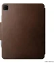 Nomad Leather Folio Plus iPad Air 13 / Pro 12.9 (2022-2018) Hoes Book Case Bruin