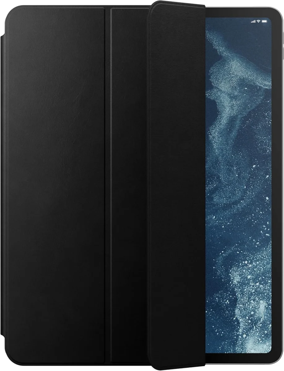 Nomad Leather Folio iPad Air 13 (24/25)/Pro 12.9 (22/21/20/18) Hoes Leer Zwart afbeelding 1