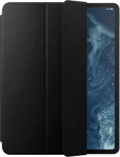 Nomad Leather Folio iPad Air 13 (24/25)/Pro 12.9 (22/21/20/18) Hoes Leer Zwart afbeelding 1
