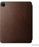 Nomad Leather Folio iPad Air 13 / Pro 12.9 (2022-2018) Hoes Book Case Leer Bruin