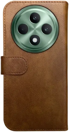 Rosso Element Oppo Reno 12 F Hoesje Book Case Wallet Bruin afbeelding 2