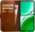 Rosso Element Oppo Reno 12 F Hoesje Book Case Wallet Bruin afbeelding 1