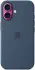 Origineel Apple iPhone 16 Hoesje MagSafe Silicone Case Denim afbeelding 3