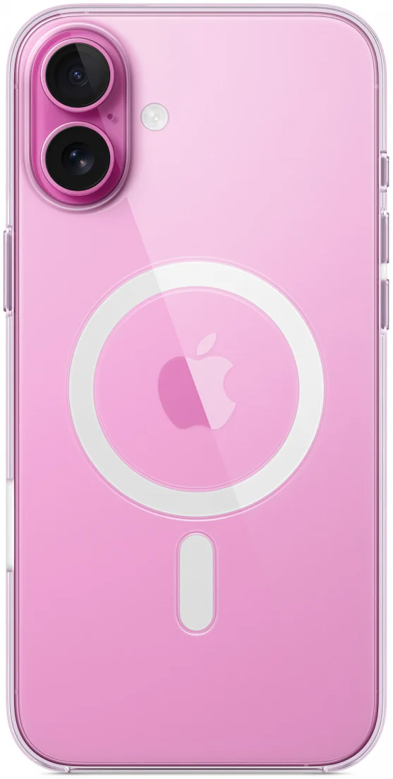 Origineel Apple iPhone 16 Plus Hoesje MagSafe Clear Case Transparant afbeelding 4