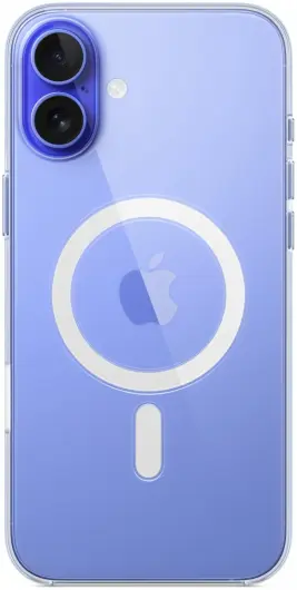 Origineel Apple iPhone 16 Plus Hoesje MagSafe Clear Case Transparant afbeelding 2