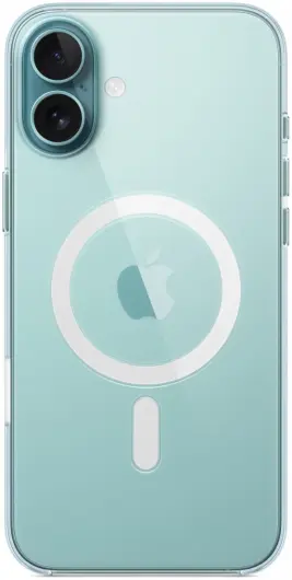 Origineel Apple iPhone 16 Plus Hoesje MagSafe Clear Case Transparant afbeelding 3