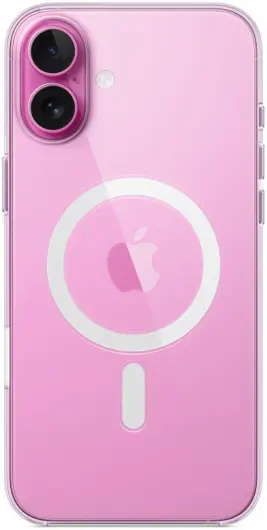 Origineel Apple iPhone 16 Plus Hoesje MagSafe Clear Case Transparant afbeelding 4