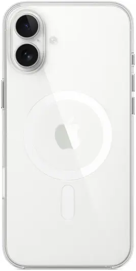 Origineel Apple iPhone 16 Plus Hoesje MagSafe Clear Case Transparant afbeelding 5