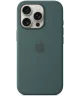 Origineel Apple iPhone 16 Pro Hoesje MagSafe Silicone Case Blauwgroen