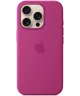 Origineel Apple iPhone 16 Pro Hoesje MagSafe Silicone Case Fuchsia