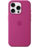 Origineel Apple iPhone 16 Pro Hoesje MagSafe Silicone Case Fuchsia