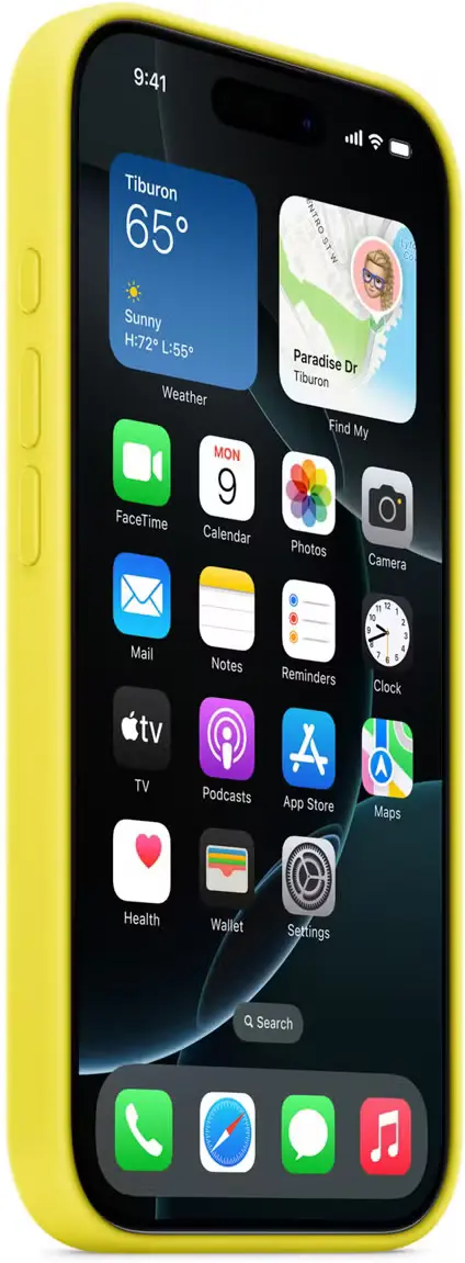 Origineel Apple iPhone 16 Pro Max Hoesje MagSafe Silicone Case Stervrucht afbeelding 4