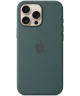 Origineel Apple iPhone 16 Pro Max Hoesje MagSafe Silicone Case Blauwgroen