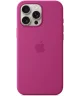 Origineel Apple iPhone 16 Pro Max Hoesje MagSafe Silicone Case Fuchsia