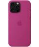 Origineel Apple iPhone 16 Pro Max Hoesje MagSafe Silicone Case Fuchsia