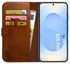 Rosso Element Samsung Galaxy S25 Hoesje Book Case Wallet Bruin