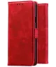 Rosso Element Samsung Galaxy S25 Hoesje Book Case Wallet Rood