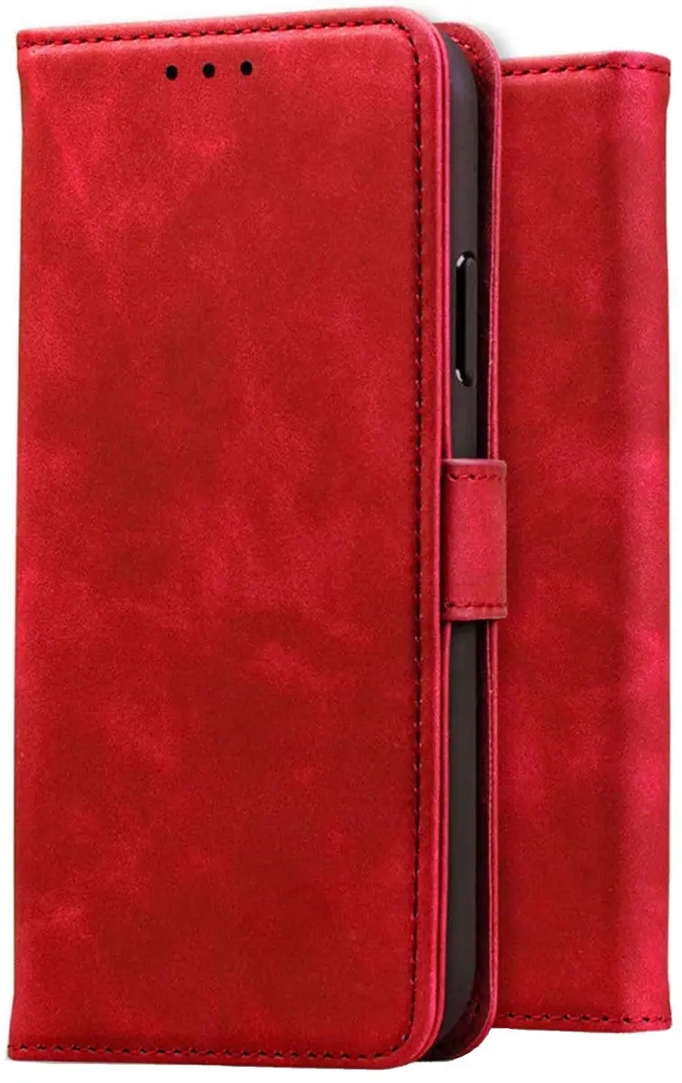 Rosso Element Samsung Galaxy S25 Plus Hoesje Book Case Wallet Rood afbeelding 6