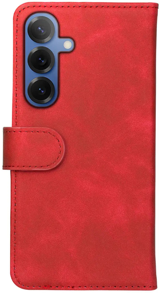 Rosso Element Samsung Galaxy S25 Plus Hoesje Book Case Wallet Rood afbeelding 2