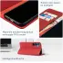 Rosso Element Samsung Galaxy S25 Plus Hoesje Book Case Wallet Rood afbeelding 3
