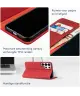 Rosso Element Samsung Galaxy S25 Ultra Hoesje Book Case Wallet Rood