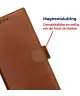 Rosso Deluxe Samsung Galaxy S25 Ultra Hoesje Echt Leer Book Case Bruin