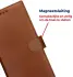 Rosso Deluxe Samsung Galaxy S25 Ultra Hoesje Echt Leer Book Case Bruin afbeelding 4
