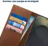 Rosso Deluxe Samsung Galaxy S25 Ultra Hoesje Echt Leer Book Case Bruin afbeelding 5