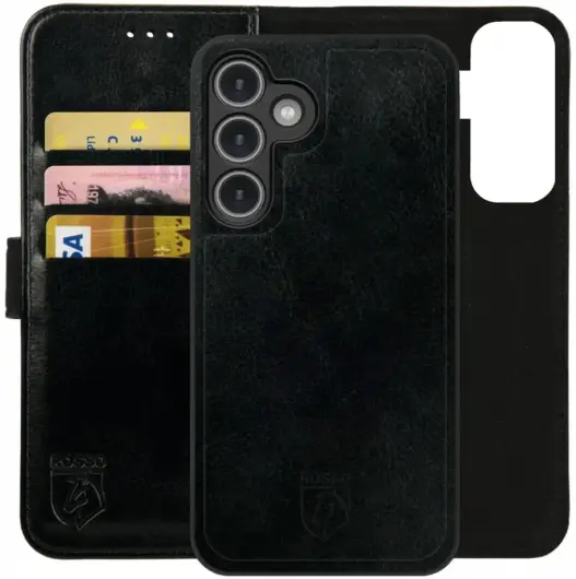 Rosso Element Uitneembaar 2-in-1 Samsung Galaxy S25 Plus Hoesje Zwart afbeelding 1