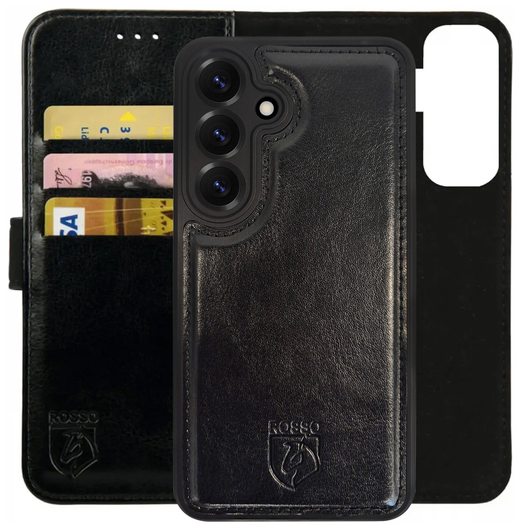 Rosso Element Uitneembaar 2-in-1 Samsung Galaxy S25 Plus Hoesje Zwart afbeelding 1