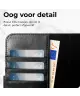 Rosso Elite Samsung Galaxy S25 Hoesje met MagSafe Book Case Echt Leer Zwart