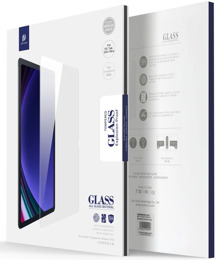 Dux Ducis Samsung Galaxy Tab S10 Ultra Screen Protector 9H Tempered Glass 1-Pack afbeelding 6