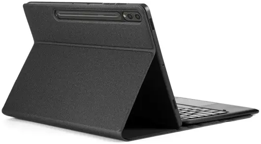Dux Ducis Samsung Galaxy Tab S9 Plus/S9 FE Plus Hoes Bluetooth Toetsenbord Zwart afbeelding 1