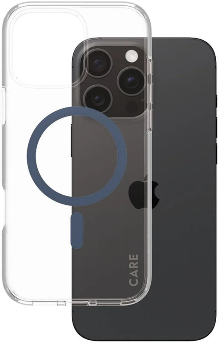PanzerGlass CARE Urban Combat iPhone 16 Pro Max Hoesje Transparant Blauw afbeelding 1