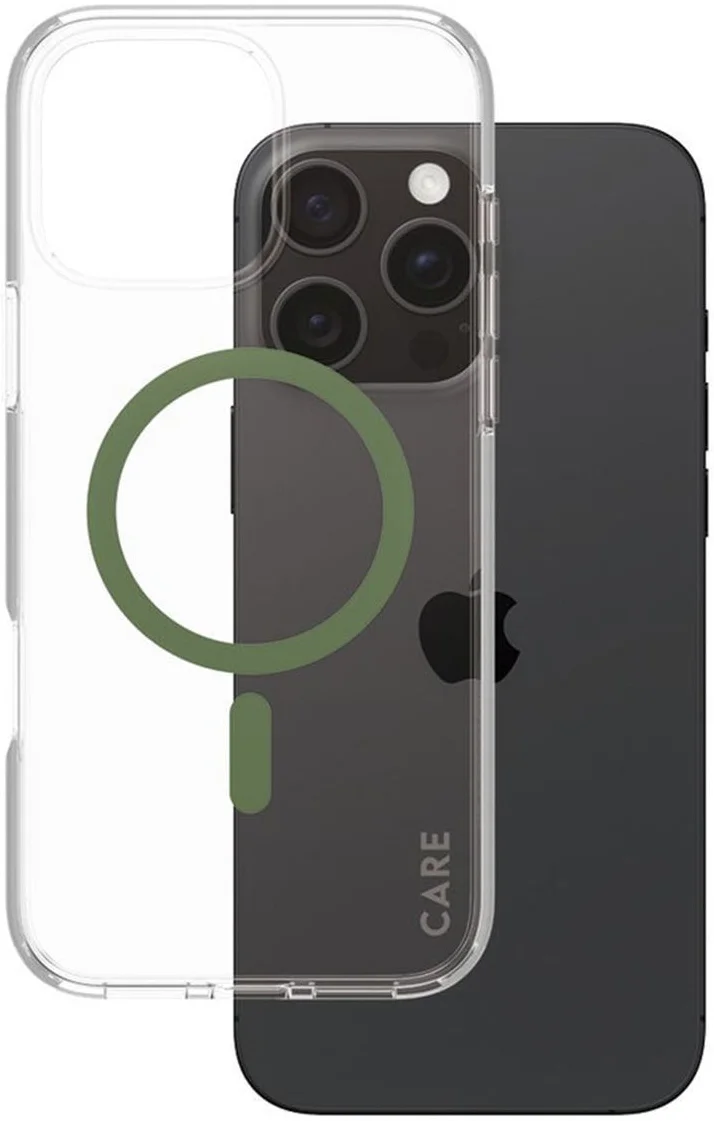 PanzerGlass CARE Urban Combat iPhone 16 Pro Max Hoesje Transparant Groen afbeelding 1