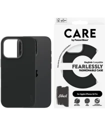 PanzerGlass CARE Fashionable iPhone 16 Pro Hoesje Siliconen MagSafe Zwart