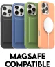 PanzerGlass CARE Fashionable iPhone 16 Pro Hoesje Siliconen MagSafe Zwart