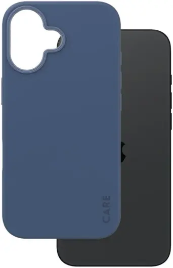 PanzerGlass CARE Fashionable iPhone 16 Hoesje Siliconen MagSafe Back Cover Blauw afbeelding 2