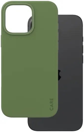 PanzerGlass CARE Fashionable iPhone 16 Pro Max Hoesje Siliconen MagSafe Groen afbeelding 1