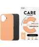 PanzerGlass CARE Fashionable iPhone 16 Hoesje Siliconen MagSafe Peach