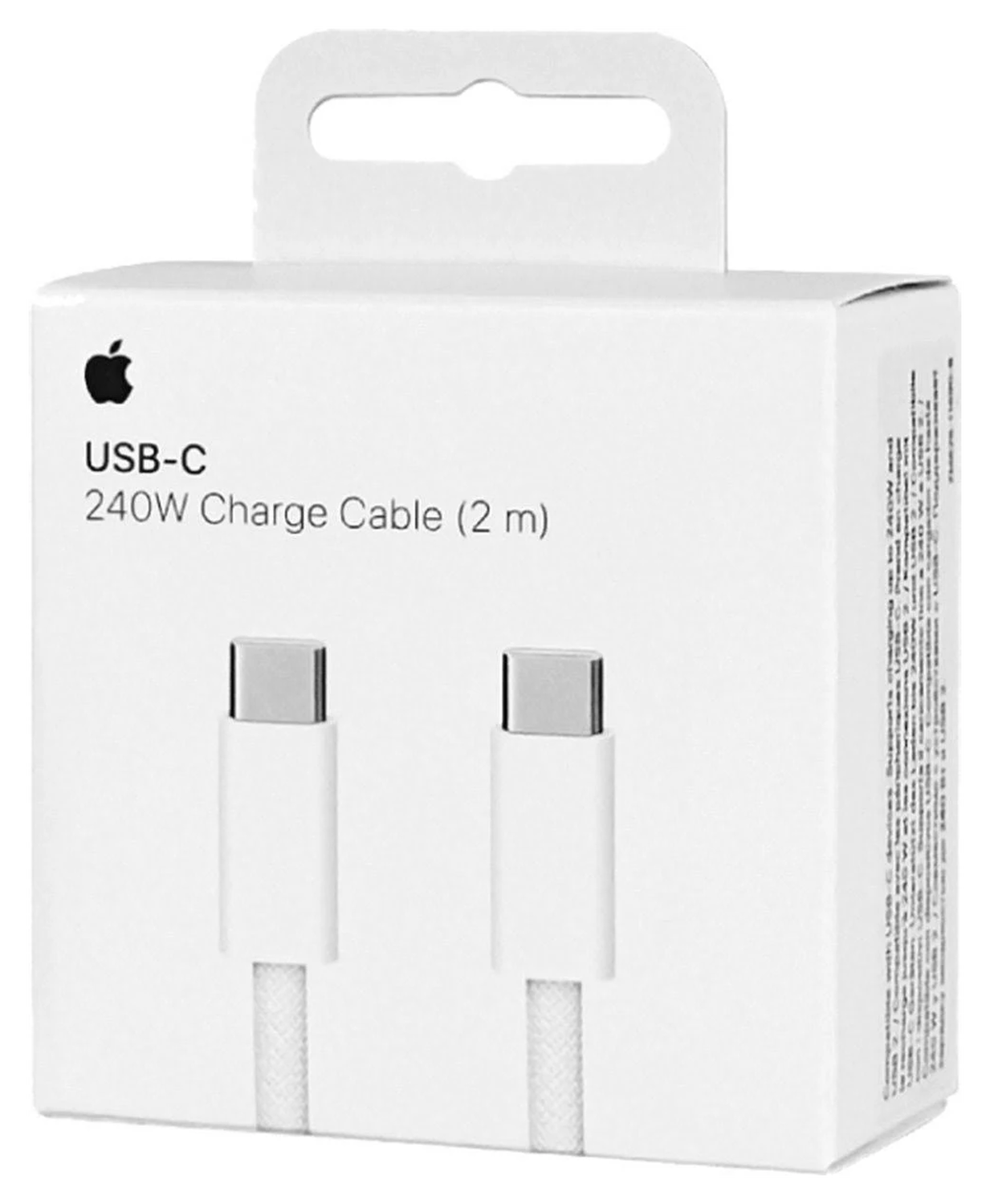 Originele Apple Geweven USB-C naar USB-C Kabel 2 Meter 240W Wit afbeelding 3