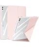 Dux Ducis Magi Samsung Galaxy Tab S10/S9/S8 Ultra Hoes V-Fold Book Case Roze