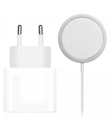 Originele Apple 20W USB-C Oplader met 15W MagSafe Kabel 1 Meter Wit Opladers