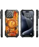 SUPCASE UB Pro MagXT iPhone 16 Pro Max Hoesje Camera Protector Camo Oranje