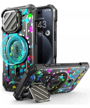 SUPCASE UB Pro MagXT iPhone 16 Pro Max Hoesje Camera Protector Stipjes Hoesjes