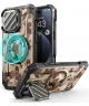 SUPCASE UB Pro MagXT iPhone 16 Pro Max Hoesje Camera Protector Camo Bruin